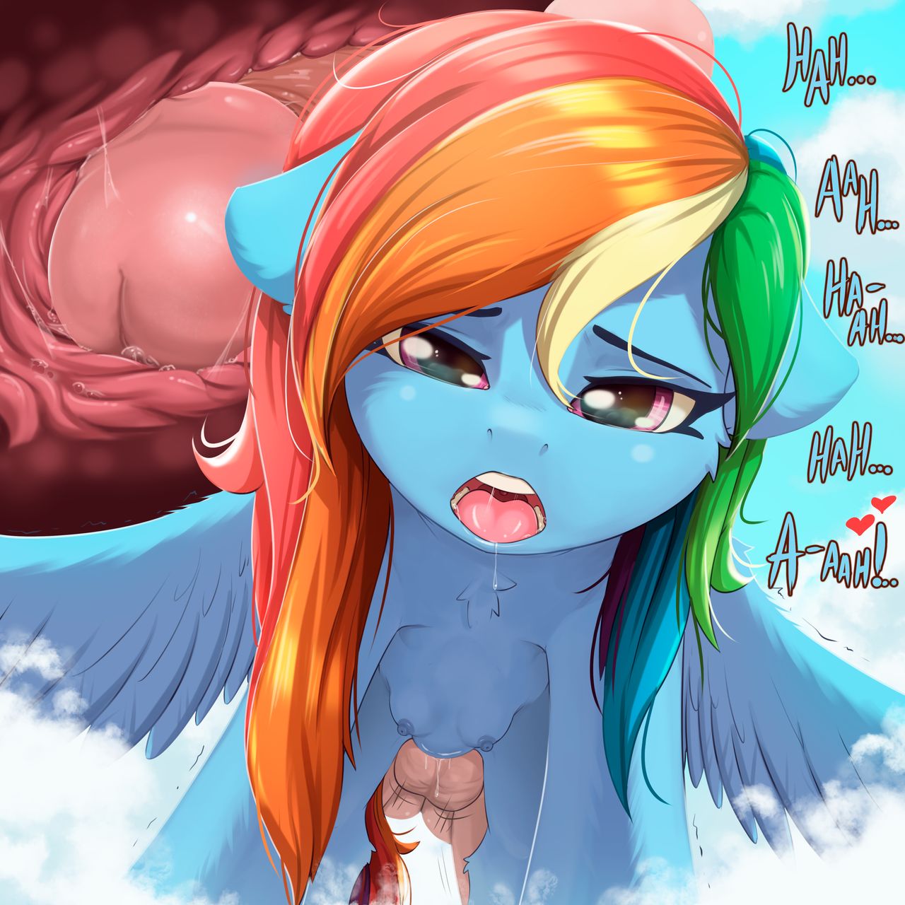 Rainbow Dash | Fluttershy from Behind page 3 full