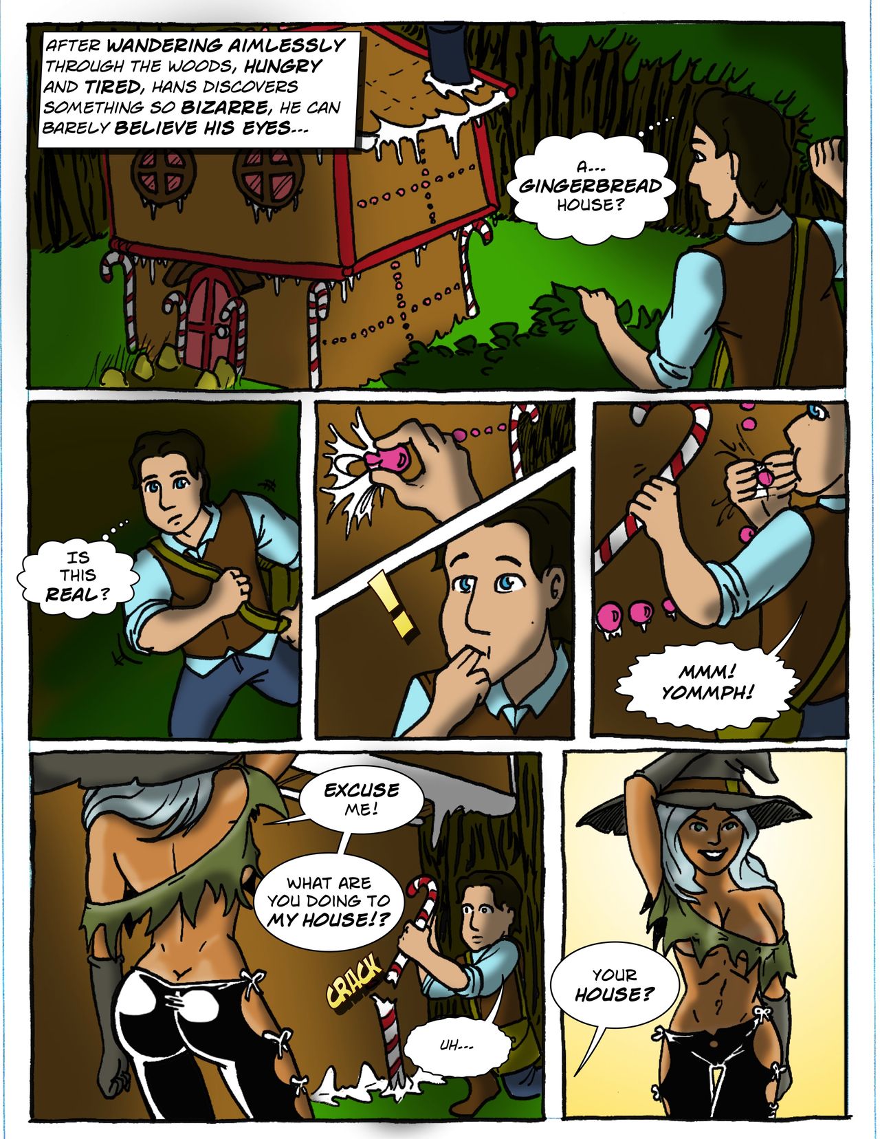 Hans and the Witch page 1 full