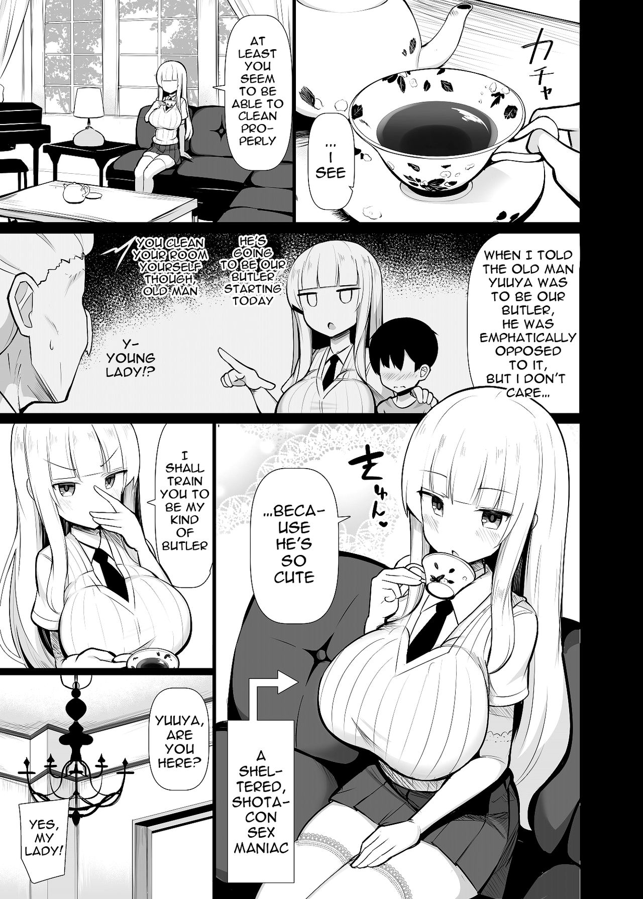 Ojou-sama ni Kawareta Boku | I Was Bought By a Young Lady - Page 4 -  HentaiEnvy