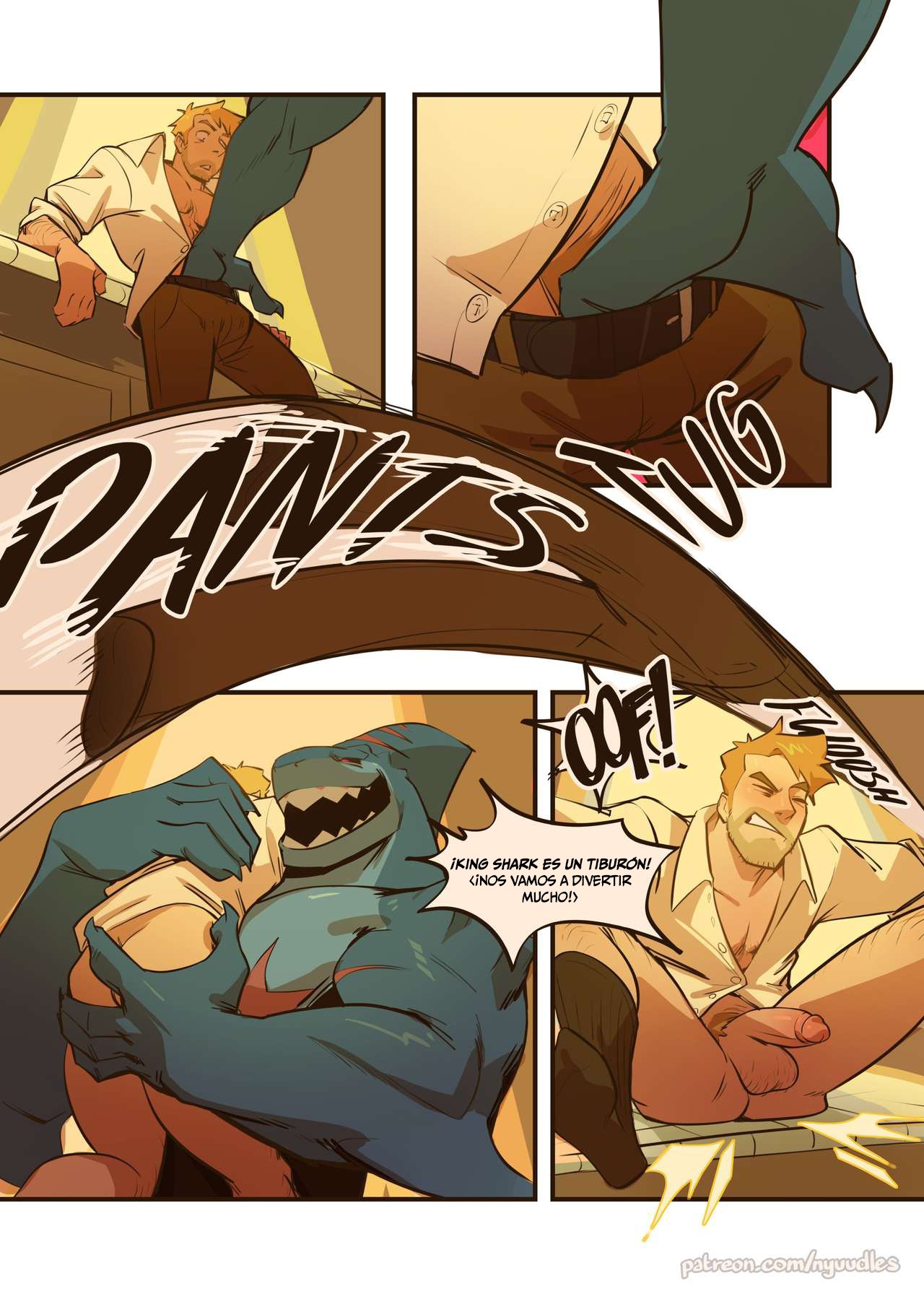 Spellbound: A John Constantine x King Shark Fan Comic page 8 full