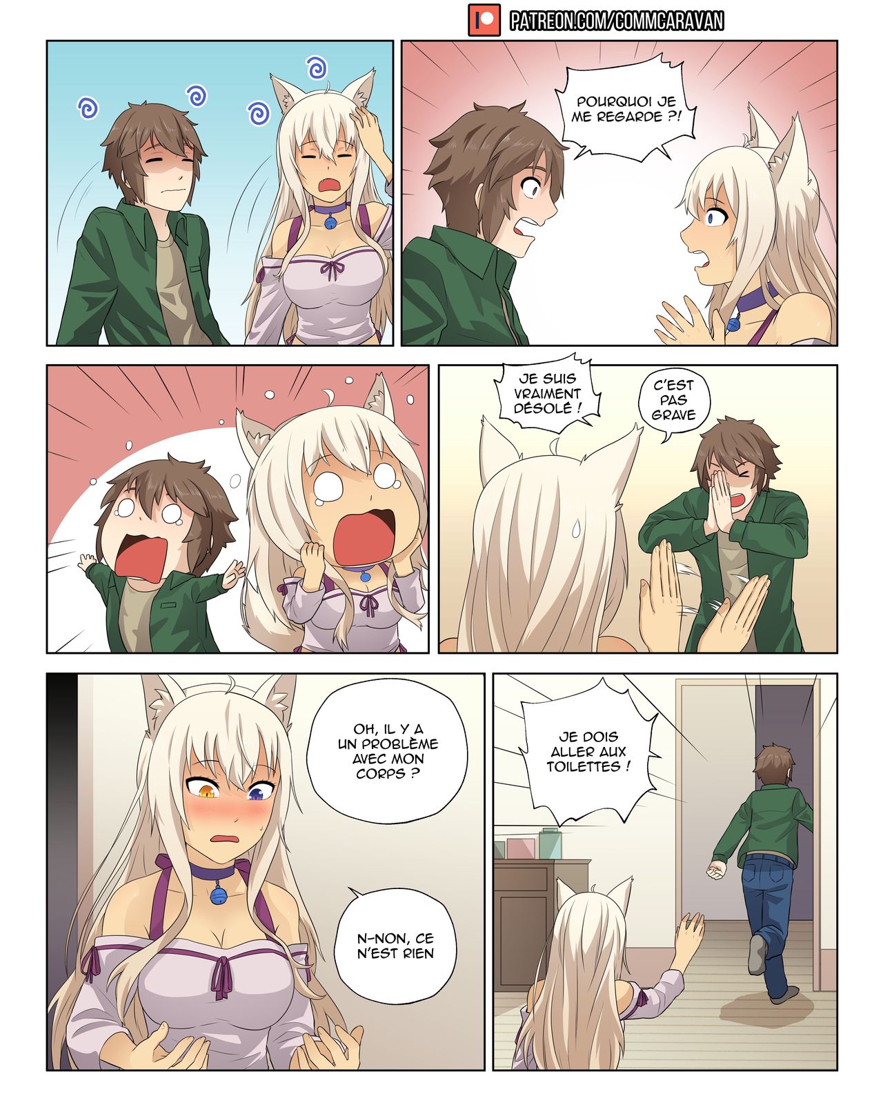 Nekopara Body Swap Comic | Nekopara, échange de corps page 2 full