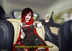 Ruby Rose /RWBY /Waifu Taxi