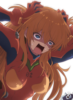 Takanasu05 Evangelion x Konosuba parody Artwork