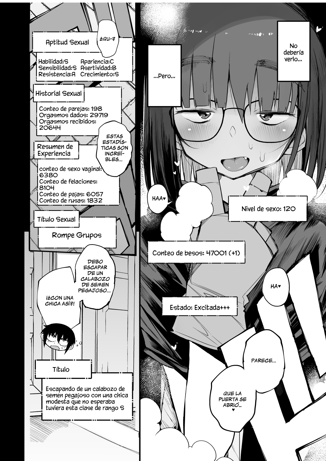 Sakusei Dungeon Kouryaku ni Mukanai Jimiko no S-kyuu Dosukebe Status page 11 full