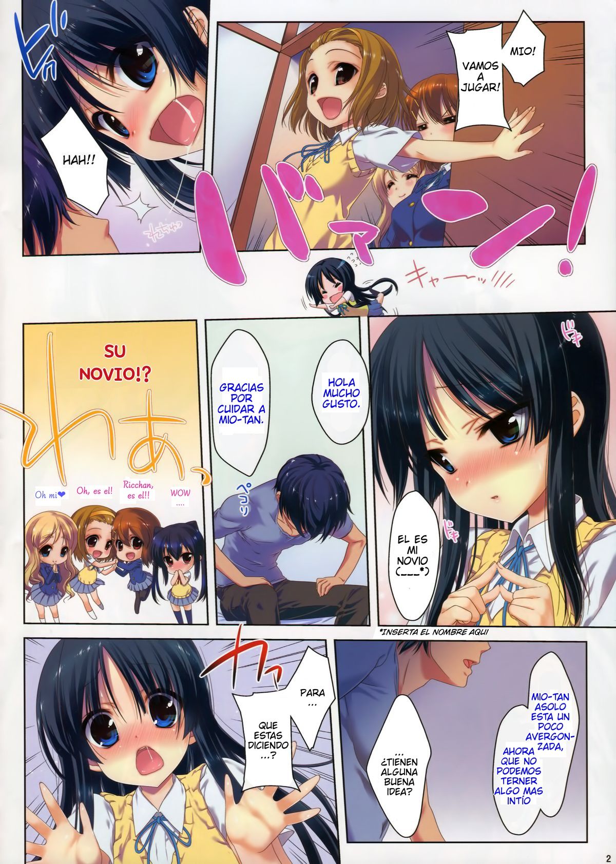 Mio-tan! 4 Minna de Color page 3 full