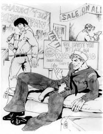[Tom of Finland] Waterbed cover