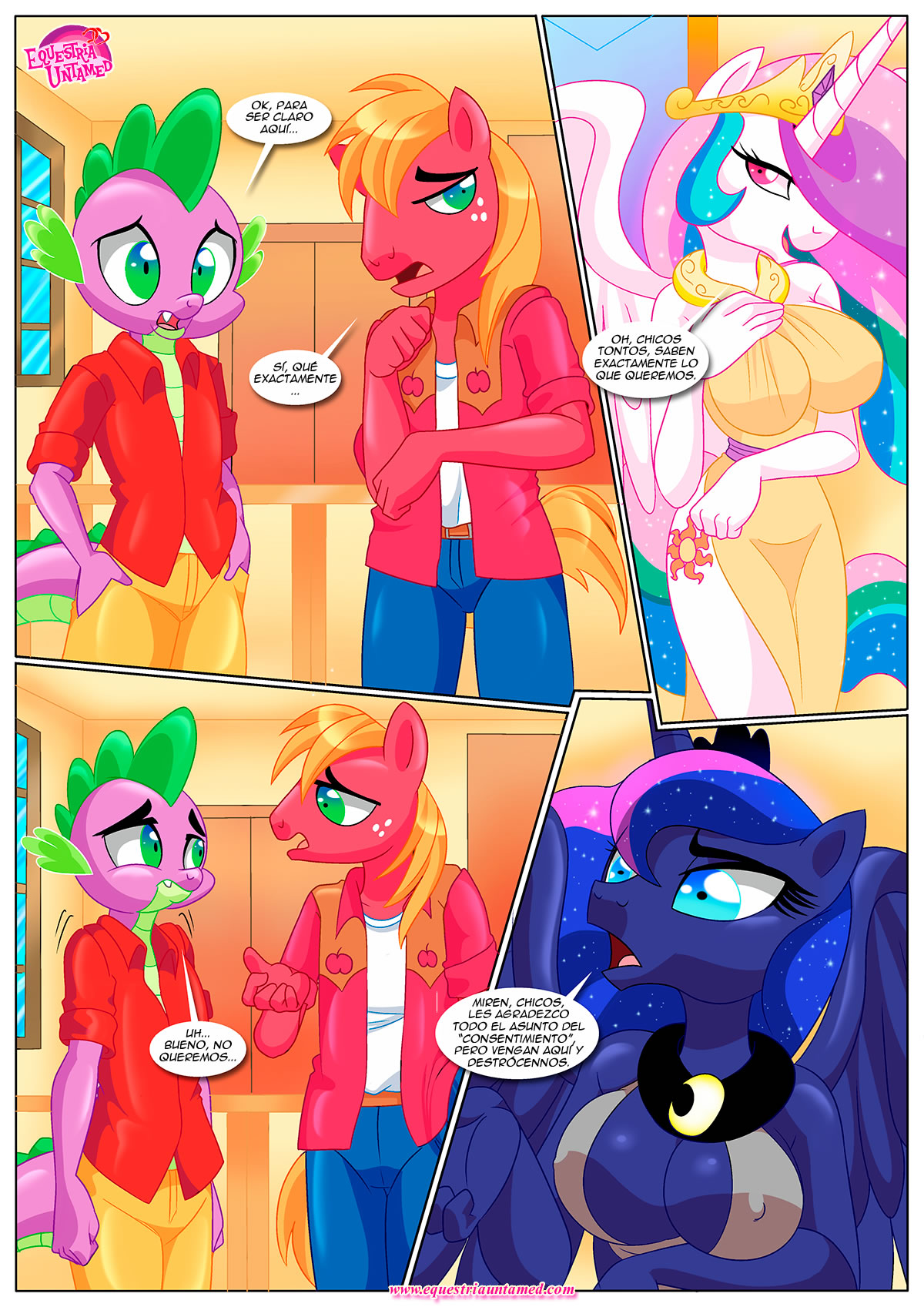 Como Equestria Resuelve Las Disputas page 12 full