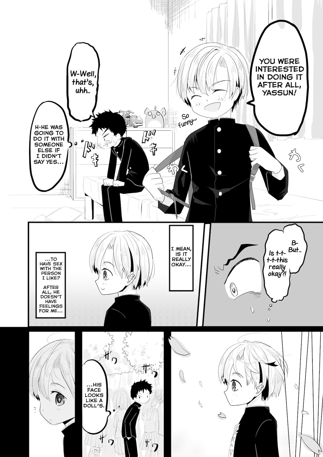 Kataomoi no Doukyuusei ga Koukishin 100% de Ore wo Yuuwaku Shite Kuru page 8 full