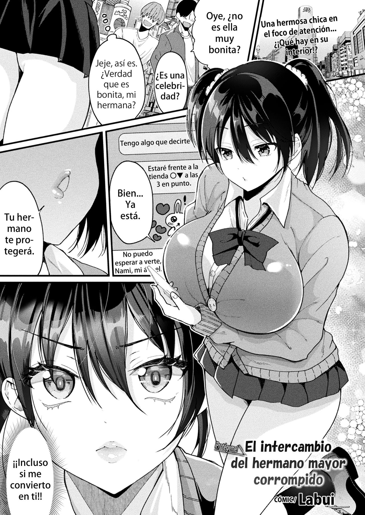 Mamotte! Irekawari ahe ochi onii-san | Protégeme! El intercambio del  hermano mayor corrompido. - Page 1 - HentaiEnvy