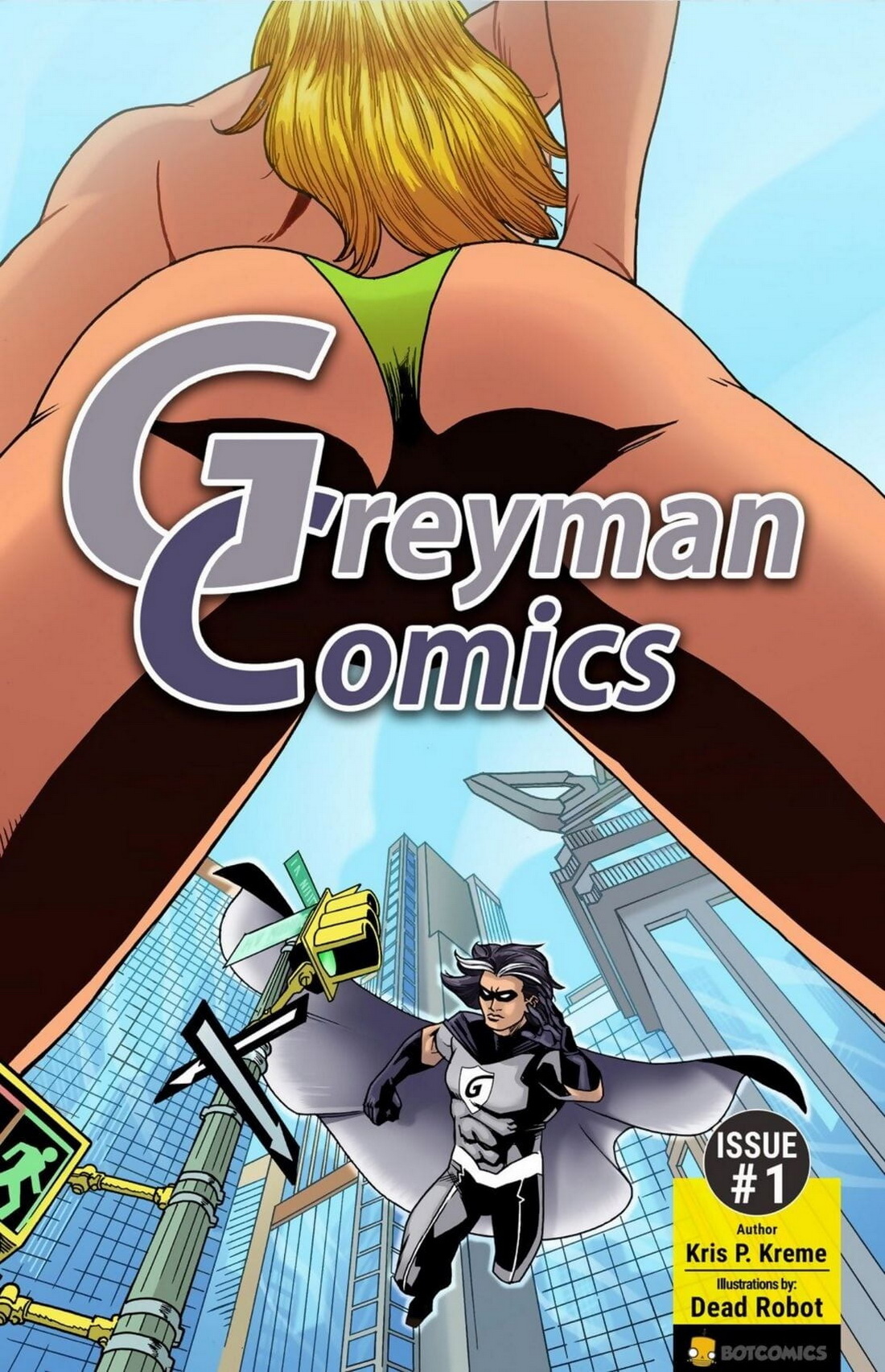 Bot Comics - Greyman Comics 1-5 page 1 full