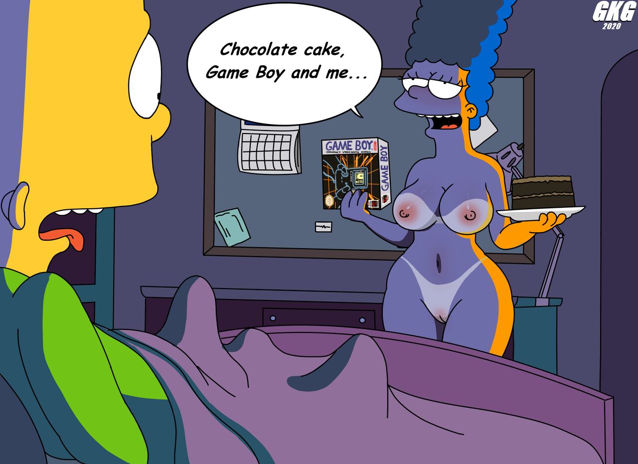 Chocolate cake, GameBoy and Marge page 3 full