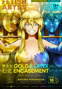 Artoria LANCER Pendragon | LATEX + GOLD Encasement